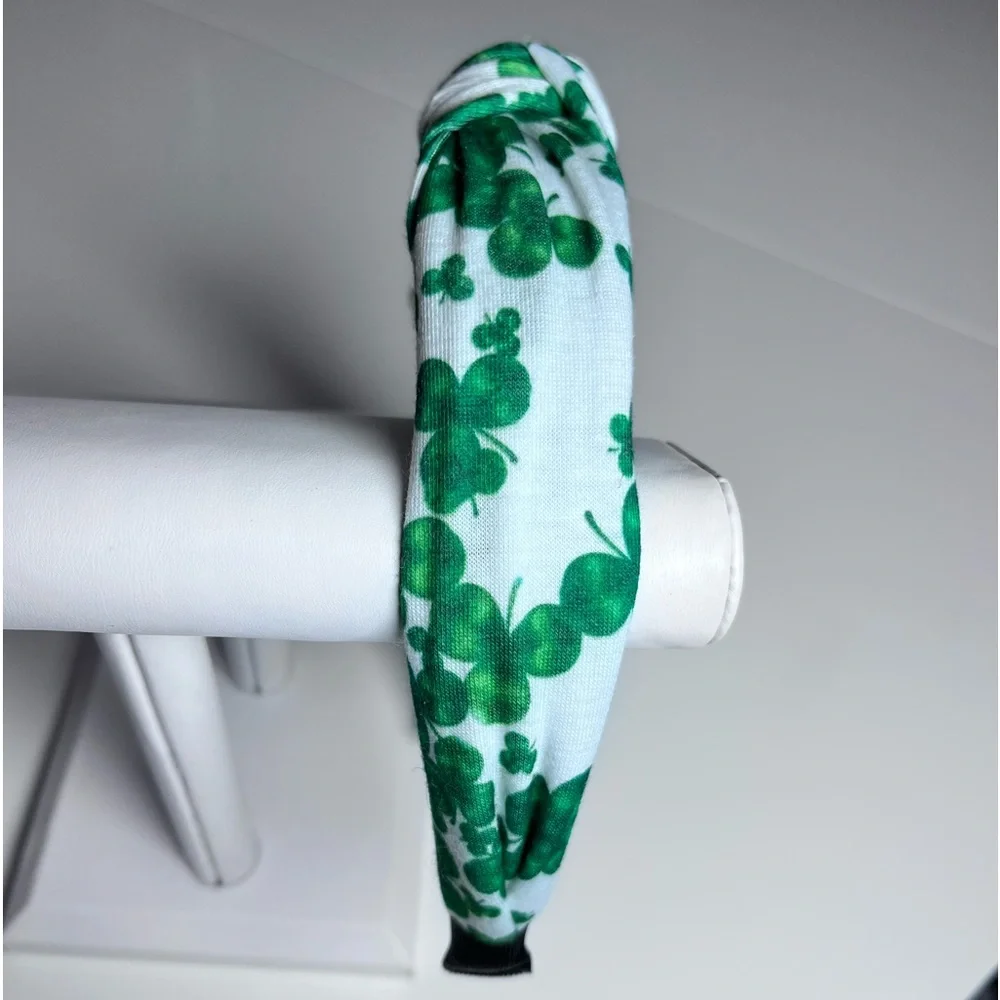 ☘️ SHAMROCK HEADBAND | Knotted Top | ST PATRICK’S Day! - Picture 6 of 10